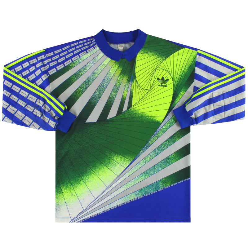 1990-94 camiseta de portero adidas #1 XL