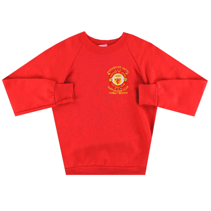Sudadera de 1990 del Club de Aficionados del Manchester United 'Torbay Branch' - Talla S"