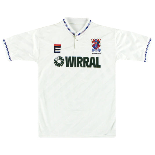 1990 Tranmere Rovers 'Wembley 1990' Home Shirt M