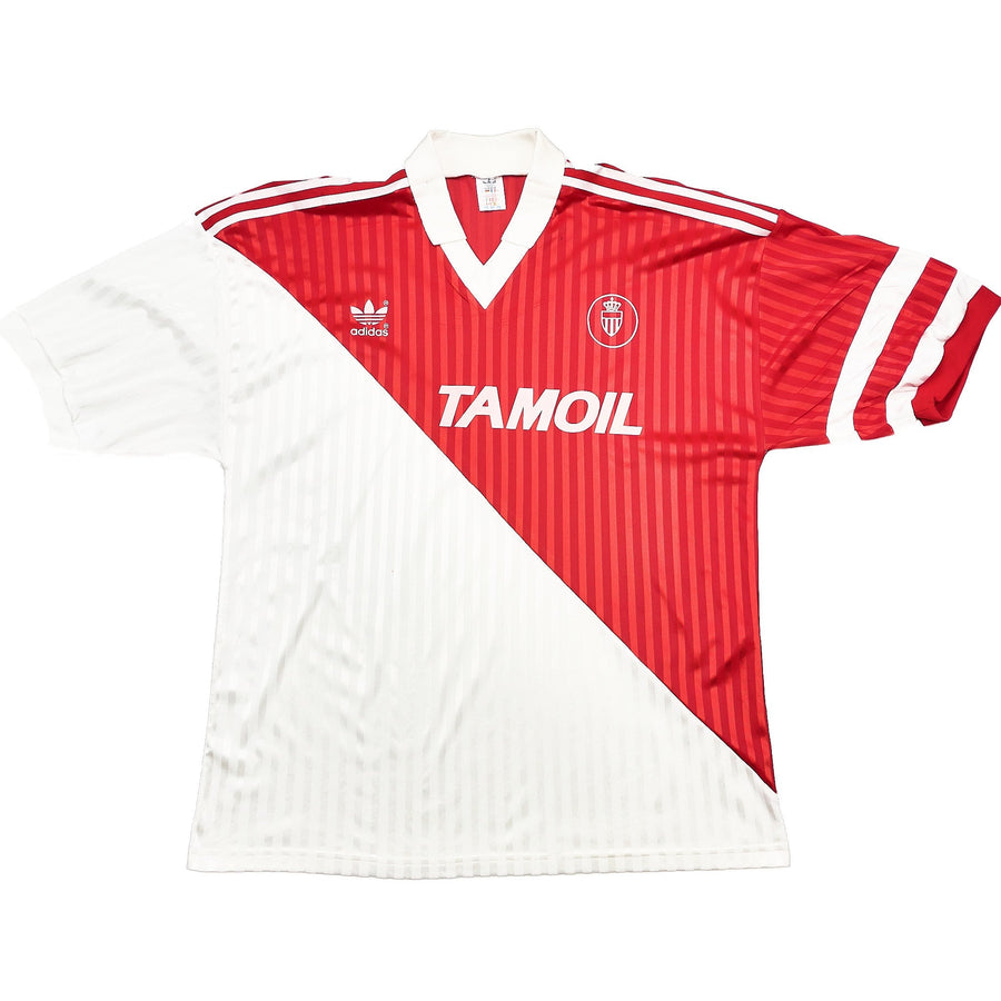 Camiseta de casa del Mónaco 1990/91 (XL) Adidas