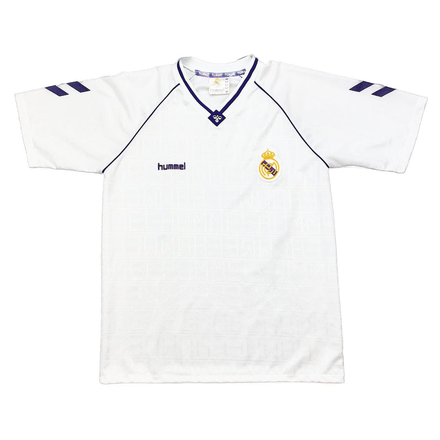 Camiseta local del Real Madrid 1990/91 (XL) Hummel