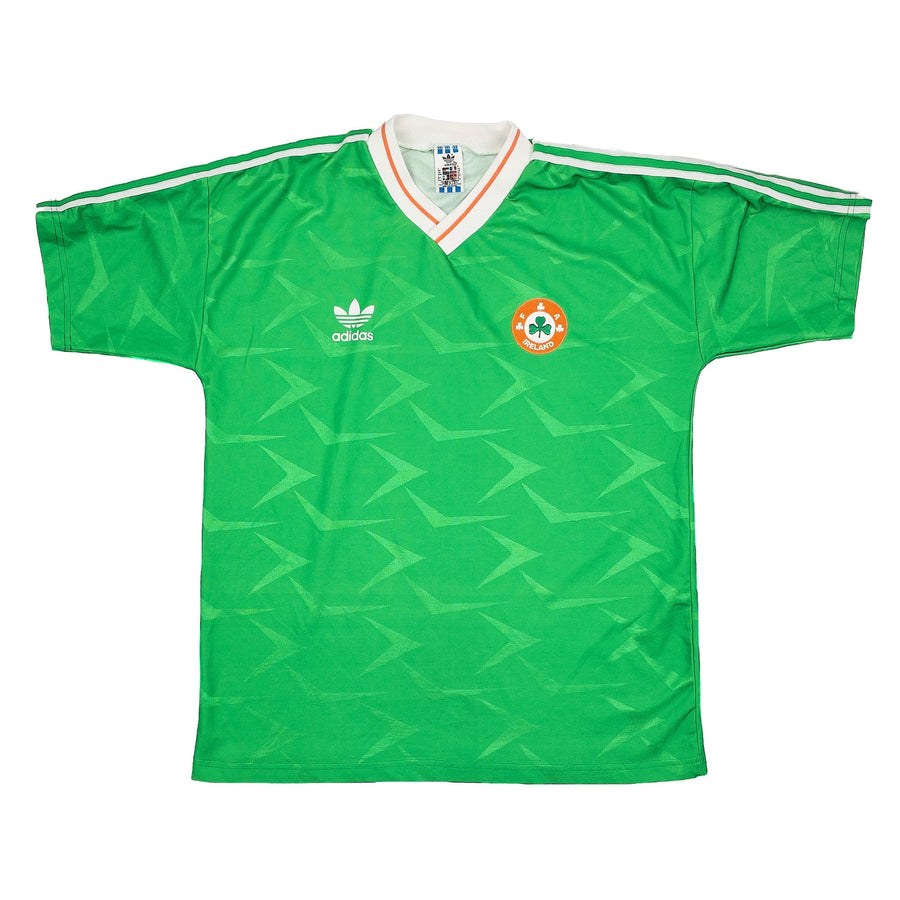 1990/92 Camiseta Titular Irlanda (M) Adidas