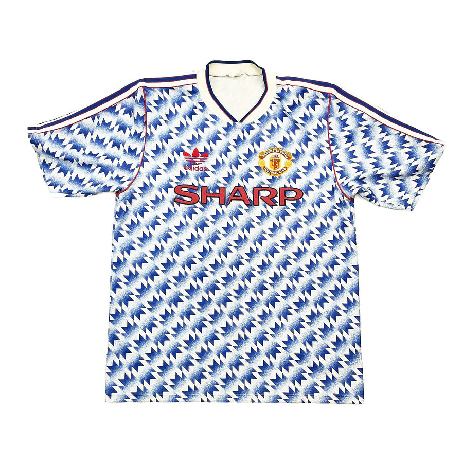 Camiseta de visitante del Manchester United 1990/92 (M) Adidas