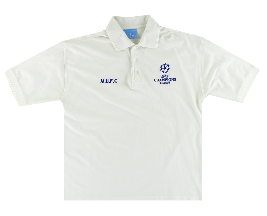 1990's Manchester United Champions League Polo Shirt L
