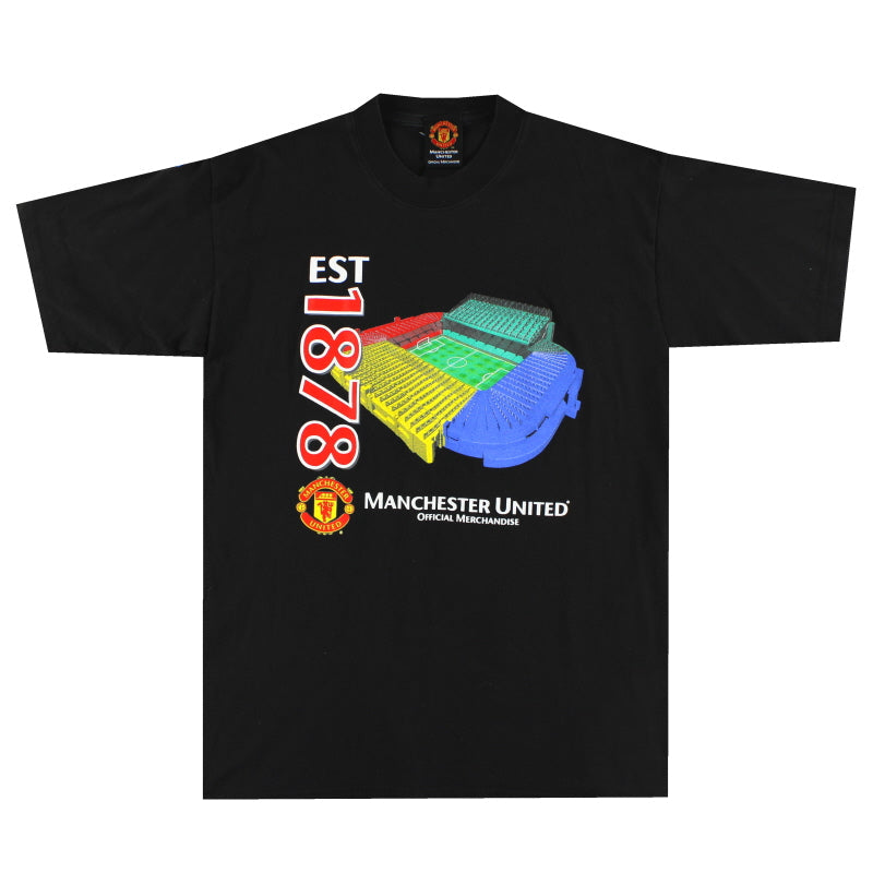 Camiseta gráfica del Manchester United de los 90 'Est 1878' Talla S