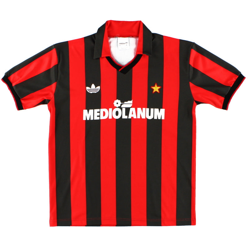 1991-92 AC Milan adidas Home Shirt M