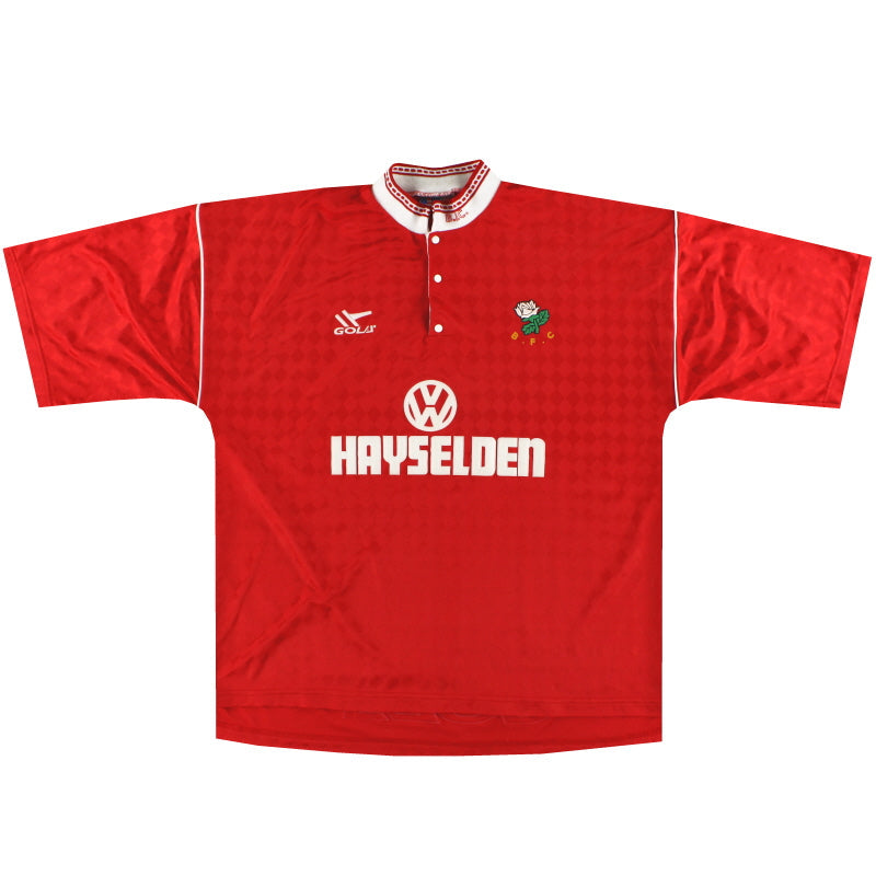 1991-92 Camiseta de Local Barnsley Gola XL