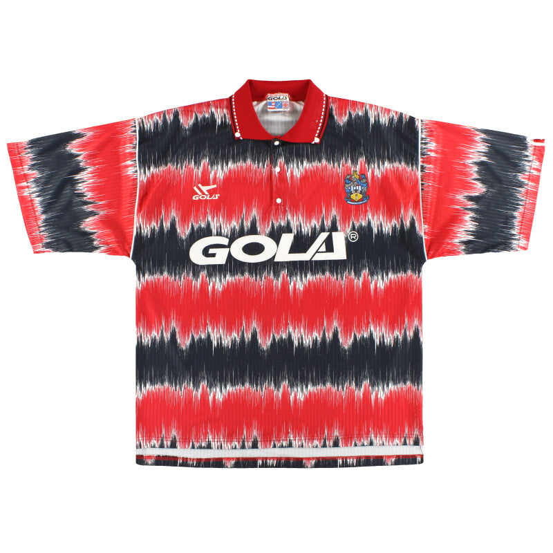 Camiseta de Visitante Gola del Huddersfield Town 1991-92 Talla S