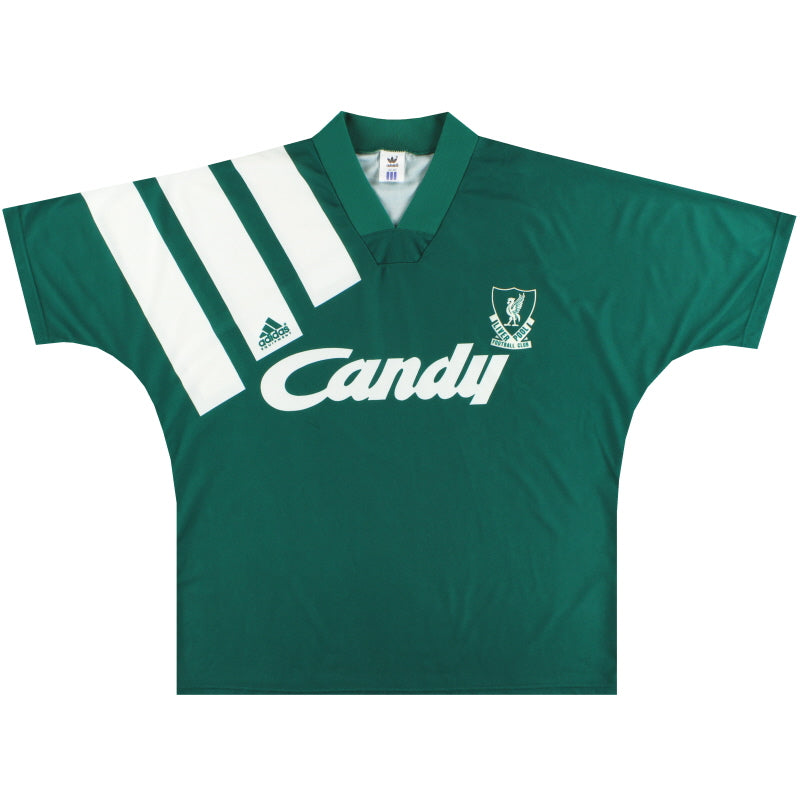 Camiseta de Visitante Liverpool adidas 1991-92 Talla S