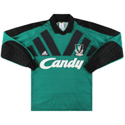 1991-92 Camiseta de portero del Liverpool adidas M