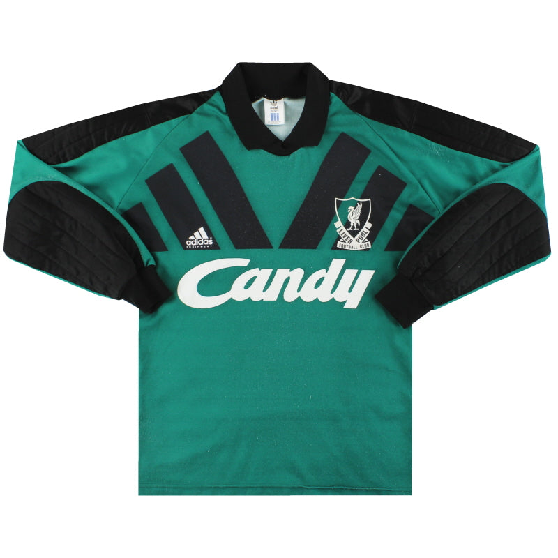 1991-92 Camiseta de portero del Liverpool adidas M