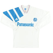 Camiseta de local del Olympique de Marsella adidas 1991-92 L/S S