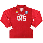 Camiseta de Pescara Pienne de 1991-92, Versión Jugador, Visitante #15 Manga Larga XL