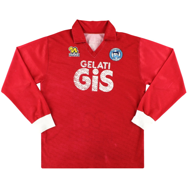Camiseta de Pescara Pienne de 1991-92, Versión Jugador, Visitante #15 Manga Larga XL