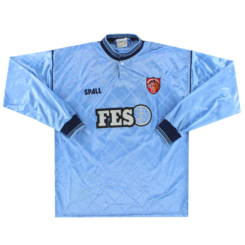 1991-92 Stirling Albion Spall Camiseta de Visitante de Manga Larga #14 Talla L (Artículo de partido)