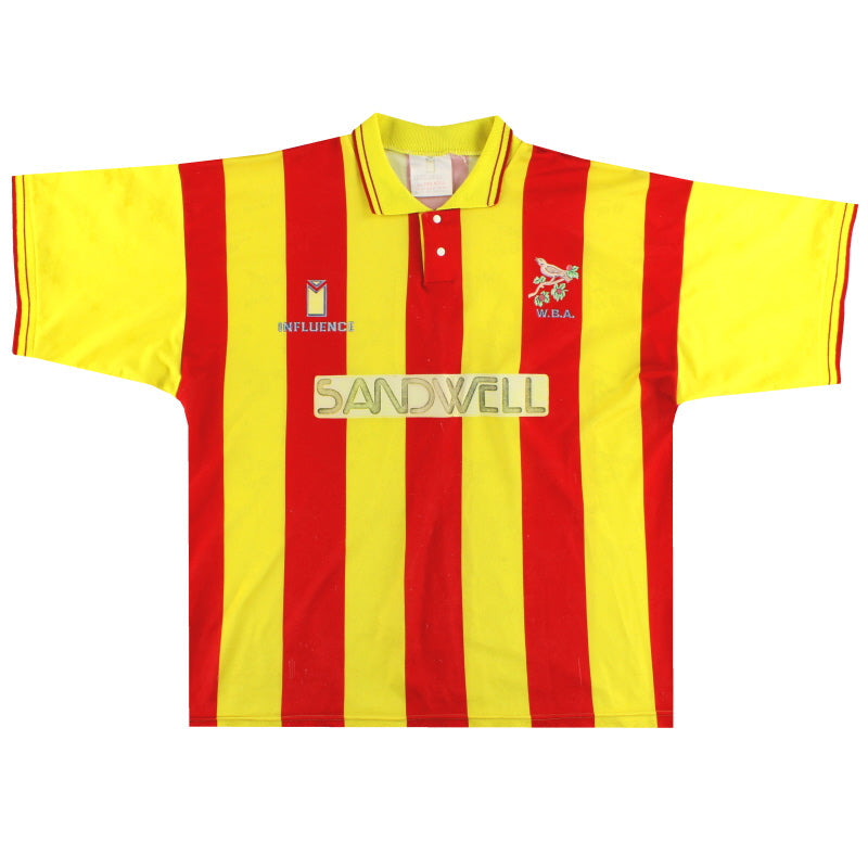 Camiseta de visitante del West Brom 1991-92 Talla XL