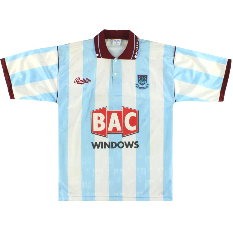 Camiseta Bukta Visitante West Ham 1991-92 L
