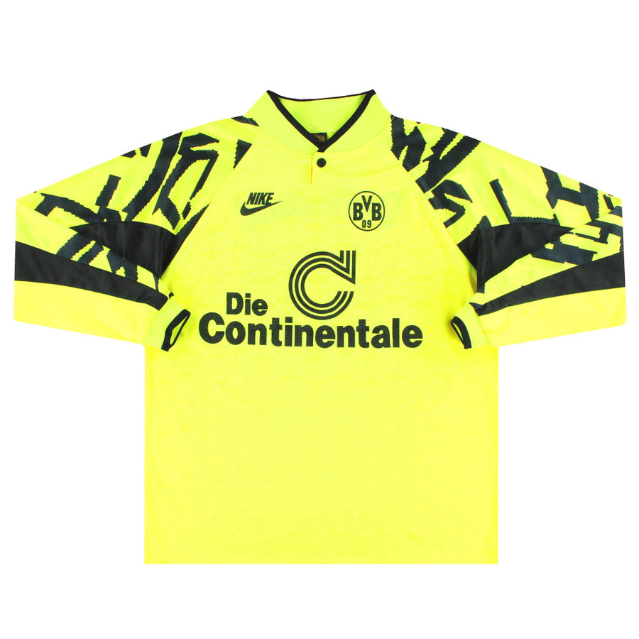 Camiseta Local Nike Borussia Dortmund 1991-92 Manga Larga *Impecable* XXL