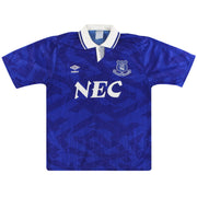 Camiseta Umbro del Everton de casa 1991-93 L