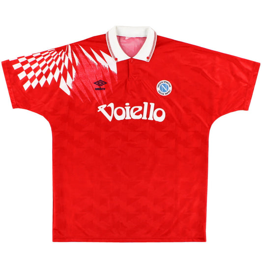 1991-93 Napoli Umbro Third Shirt *Mint* XL