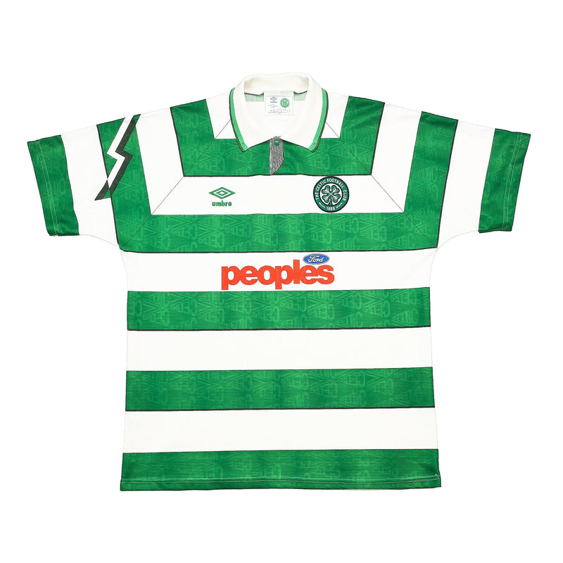 1991/92 Celtic Home Shirt (XL) Umbro