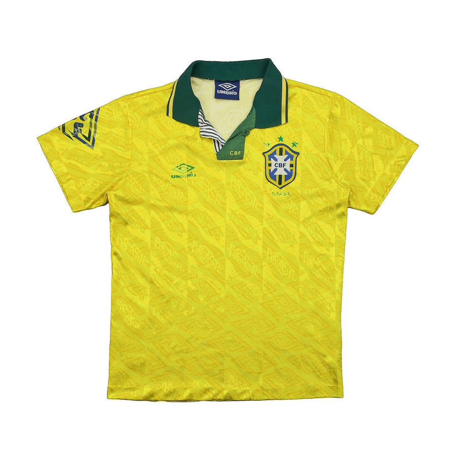 Camiseta Umbro del Brasil de 1991/93 (Talla S)