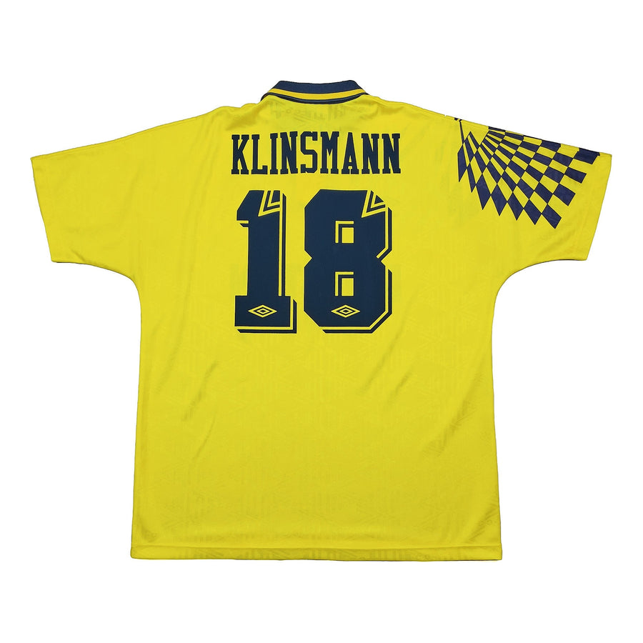 Camiseta de visitante del Tottenham Klinsmann #18 1991/95 (XL) Umbro