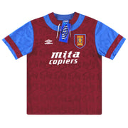 Camiseta Umbro del Aston Villa Local 1992-93 *NIB* XL