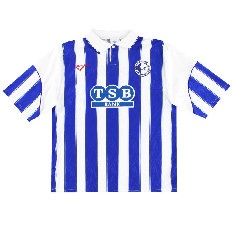 1992-93 Brighton Ribero Camiseta Local *Impecable* S