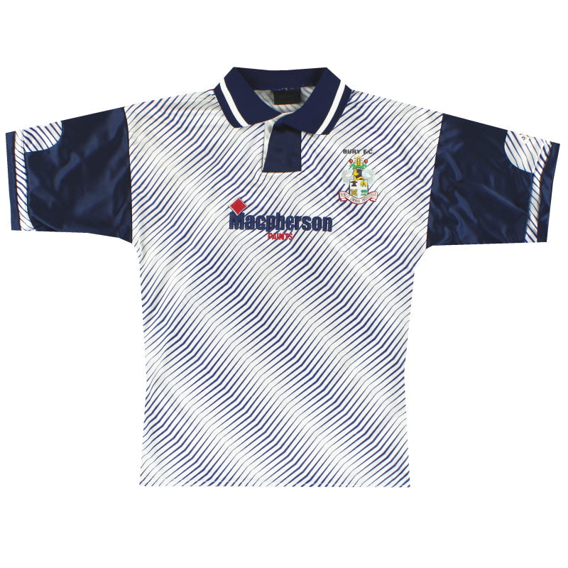 Camiseta de casa Matchwinner del Bury 1992-93 Talla XL.Para niños