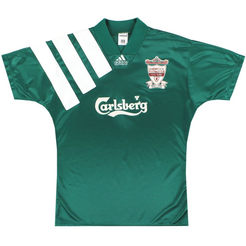 1992-93 Liverpool adidas Centenary Camiseta Visitante Talla L