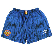 1992-93 Manchester United Umbro Pantalones Cortos Visitante S