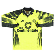 Camiseta de manga larga local Nike del Borussia Dortmund 1992-93 - Talla M