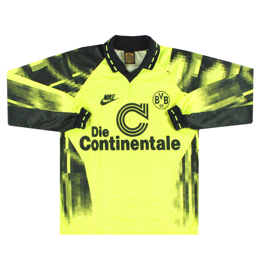 Camiseta de manga larga local Nike del Borussia Dortmund 1992-93 - Talla M