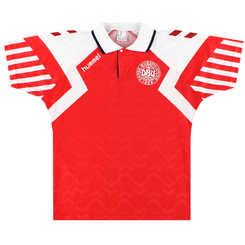Camiseta Hummel local de Dinamarca 1992-94 Talla M