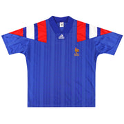 Camiseta de la primera equipación de Francia adidas 1992-94 Talla XL