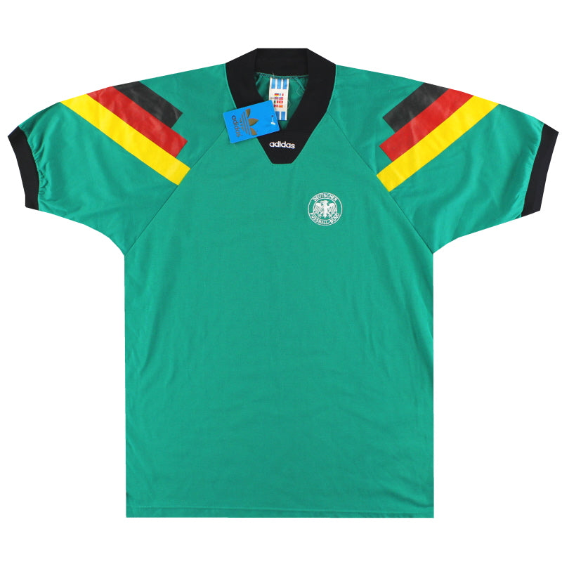 1992-94 Alemania adidas Leisure Tee *con etiquetas* L