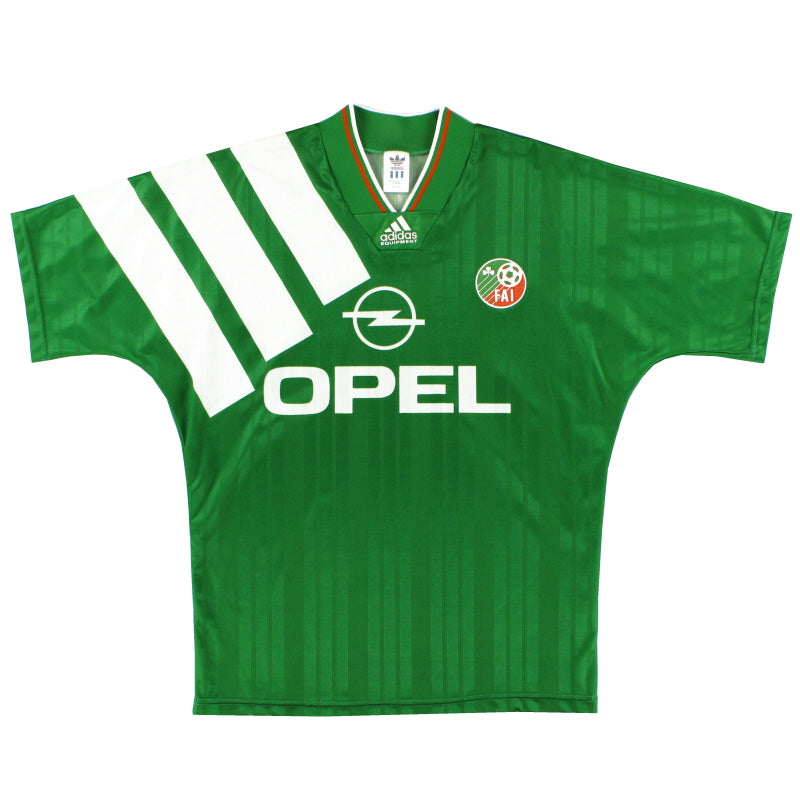 1992-94 Irlanda adidas Camiseta Local L