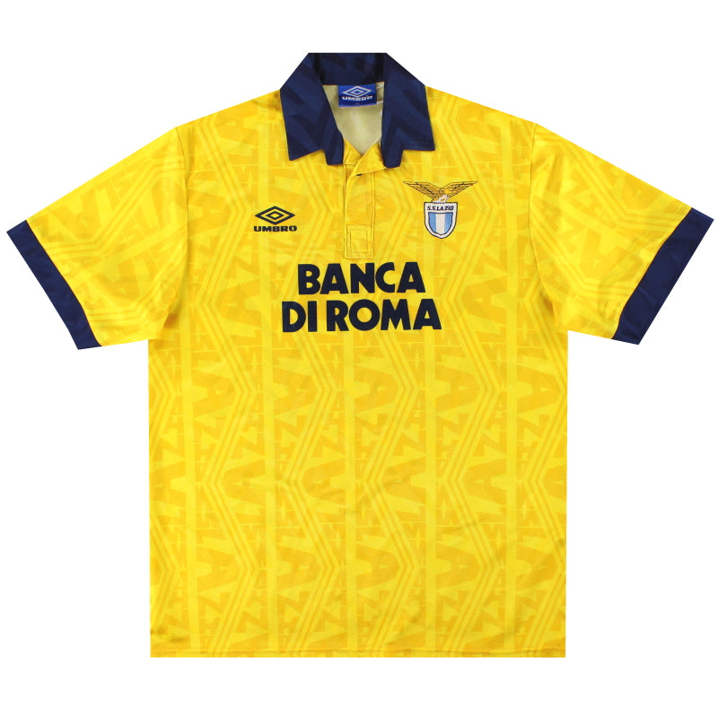 Camiseta de visitante Umbro de la Lazio 1992-94 Talla XL