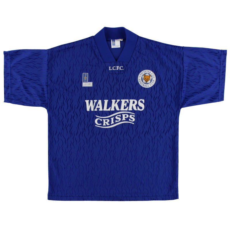 Camiseta de Local Leicester Fox Leisure 1992-94 Talla S