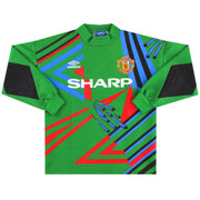 Camiseta de portero del Manchester United 1992-94 #1 Talla S