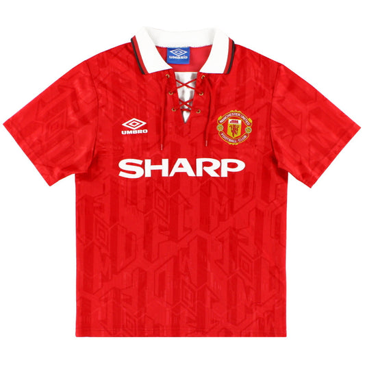 1992-94 Manchester United Umbro Home Shirt L