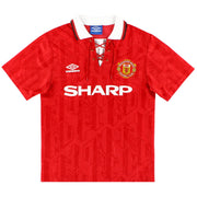 Camiseta Umbro del Manchester United Local 1992-94 Talla S