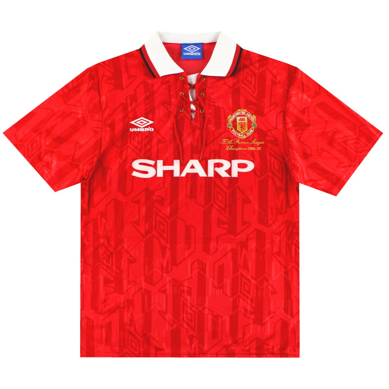1992-94 Manchester United Umbro 'Champions' Camiseta Local S