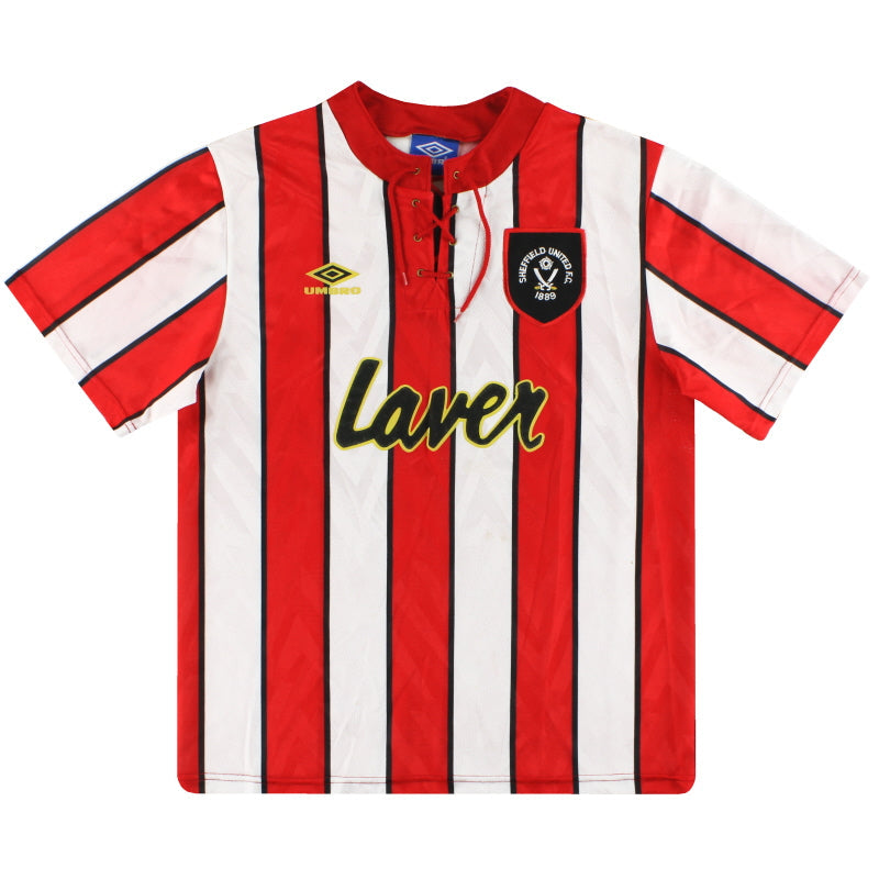 Camiseta de casa Umbro del Sheffield United 1992-94 Talla M