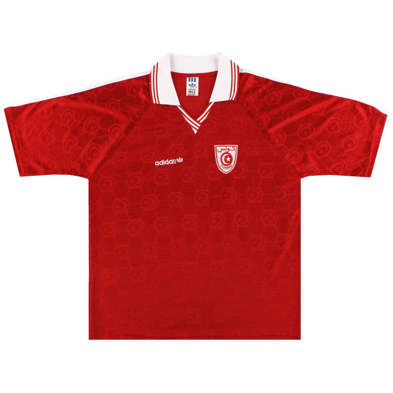 1992-94 Túnez adidas Camiseta de visitante XL