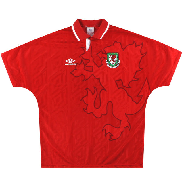 1992-94 Wales Umbro Home Shirt S