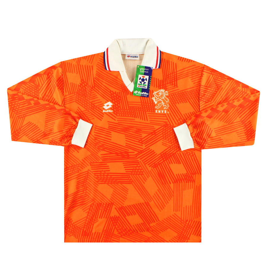 1992-94 Camiseta de la Equipación Local de Holanda Lotto Manga Larga *con etiquetas* XL