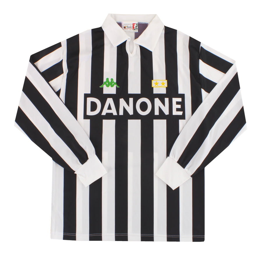 Camiseta de local de manga larga Kappa Basic de la Juventus 1992-94 *Como nueva*