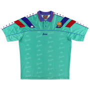 Camiseta de visitante Kappa del Barcelona 1992-95 XL